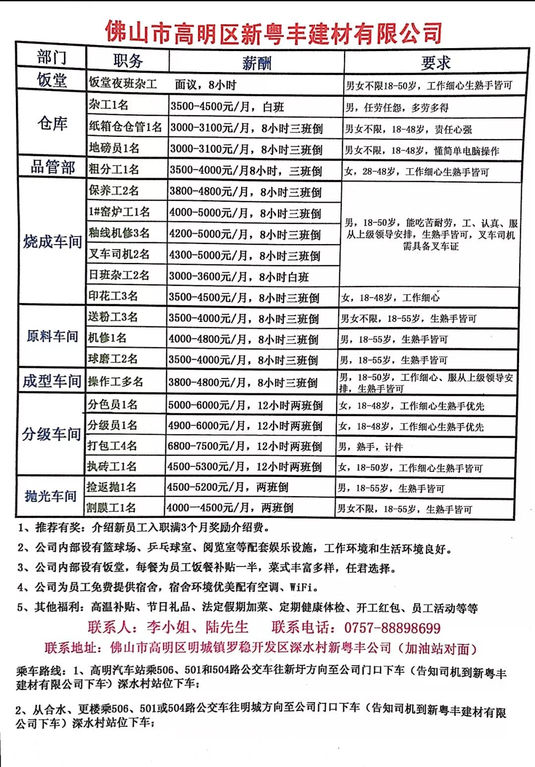 小榄最新临时工招聘信息及求职指南