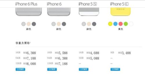 香港iPhone 6最新价格概览